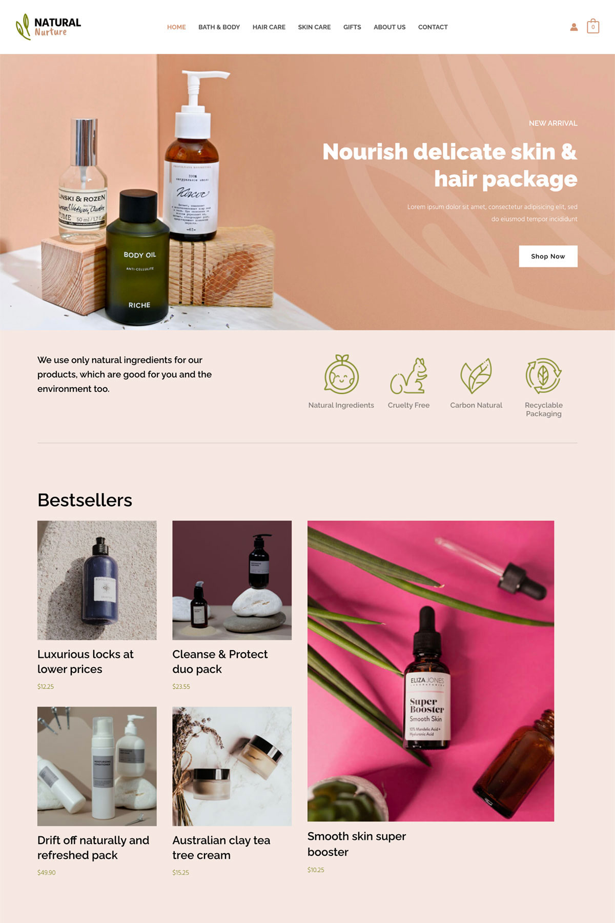 A004 Beauty Products Store
