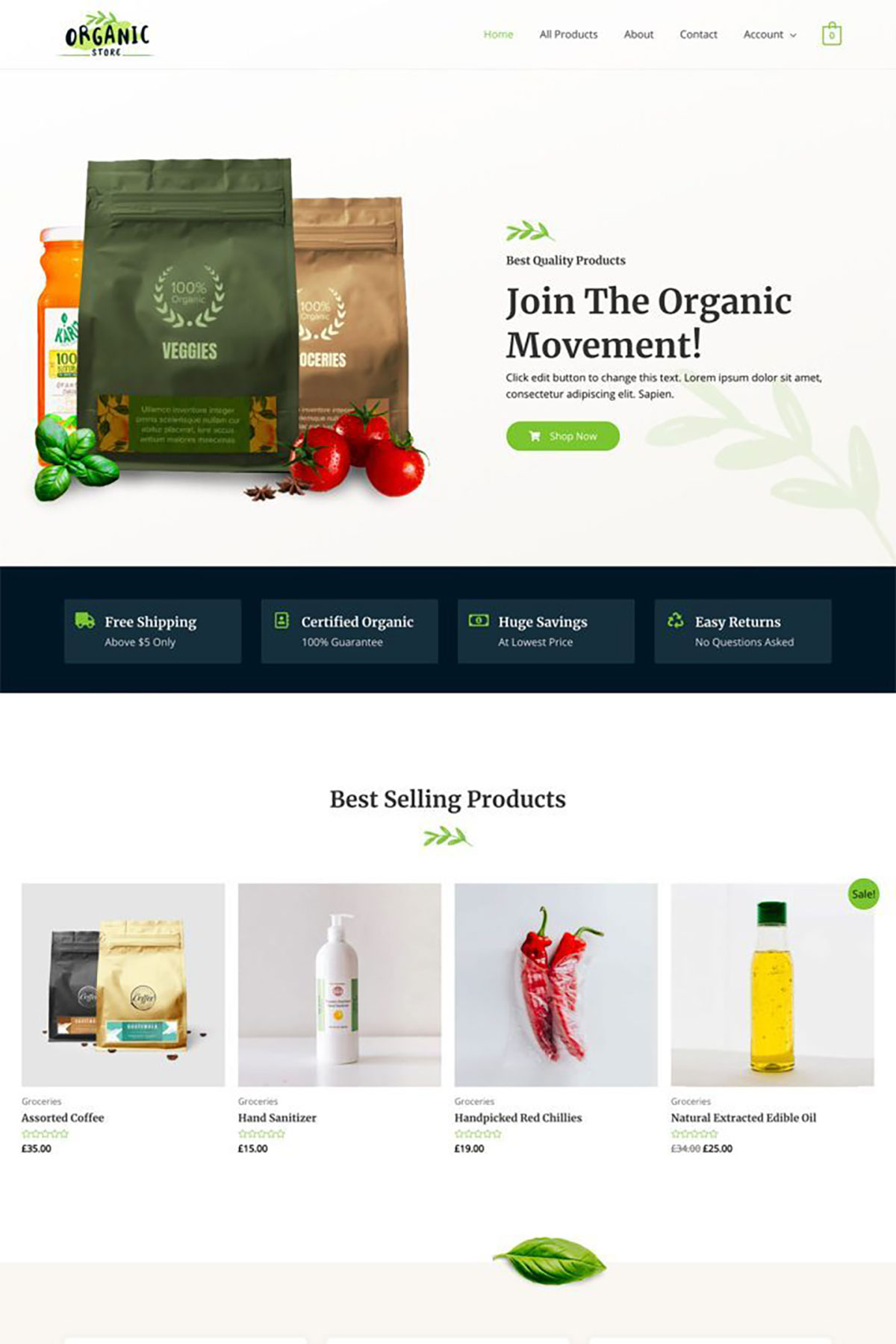 A021 Organic Store